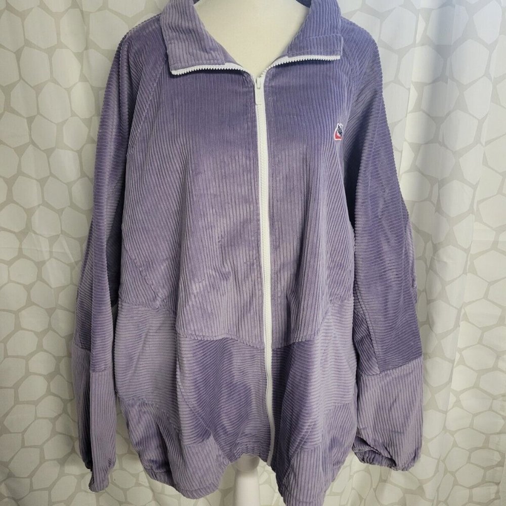 NIKE HERITAGE CORDUROY TRACK JACKET 2XL
